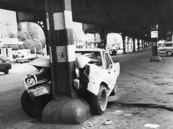 Road accident car