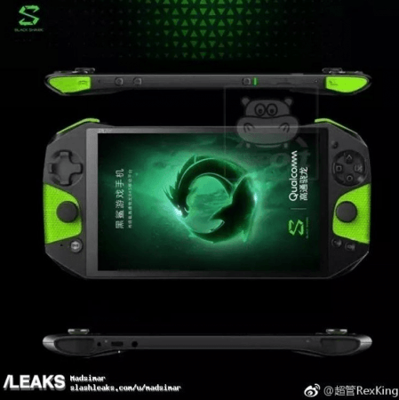Xiaomi Black Shark gaming smartphone leaked image Xiaomi Black Shark Gaming smartphone leaked image