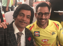 Sunil Grover and MS Dhoni