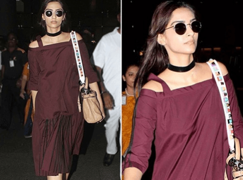 Sonam Kapoor at the airport Sonam Kapoor