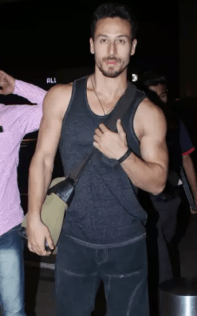 Tiger Shroff at the airport Tiger Shroff