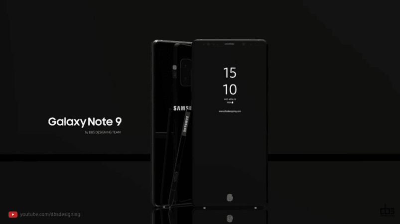 Samsung Galaxy Note9 is expected to come with in-screen fingerprint sensor Samsung, Galaxy Note 9, Concept video