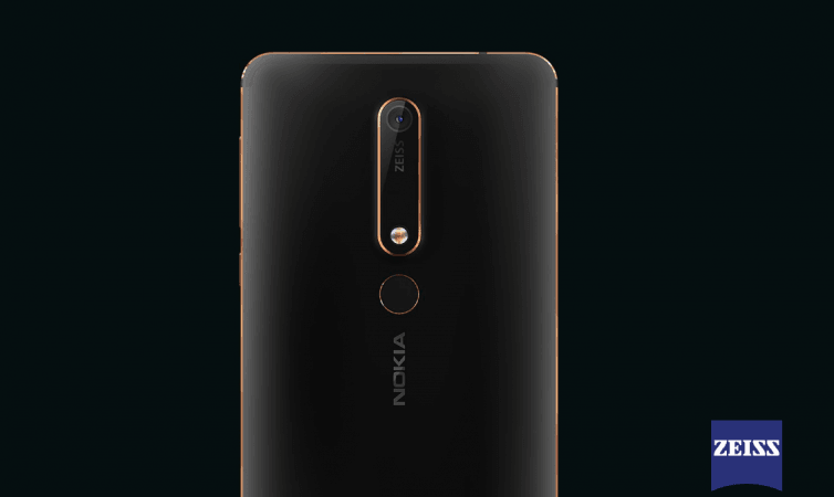 Nokia 6 2018 with Zeiss Optics Nokia 6 2018