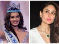 Manushi Chhillar said she is not scared of being compared to Kareena Kapoor Khan
