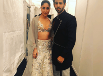 Kartik Aaryan and Kareena Kapoor at Manish Malhotra's fashion show
