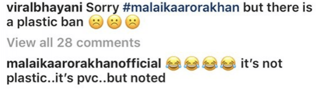 Malaika Arora's reply to her trolls Malaika Arora's reply to her trolls