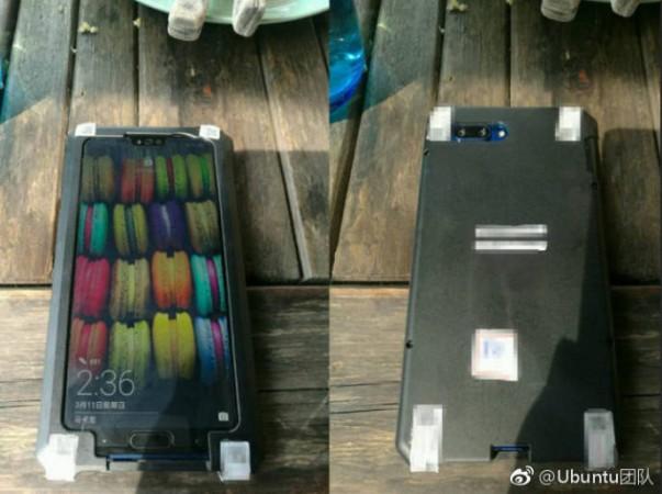 Honor 10 leaked in live images in a bulky case showing off a notch on top of the screen. Huawei Honor 10