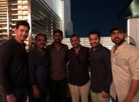 Mahesh Babu, Jr NTR and Ram Charan at BAN pre-release event