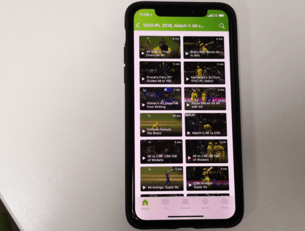 Vivo ipl live sales match on hotstar