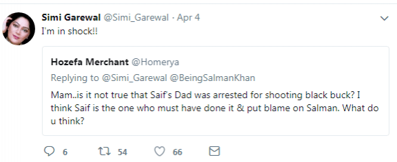Simi Garewal tweet