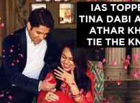 IAS toppers Tina Dabi and Athar Khan tie the knot