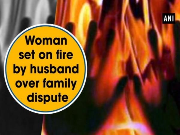 Woman set ablaze