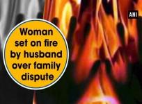 Woman set ablaze