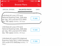 Airtel, Rs 249, data plan, call benefits