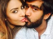 Sri Reddy's intimate moment with Abhiram Daggubati
