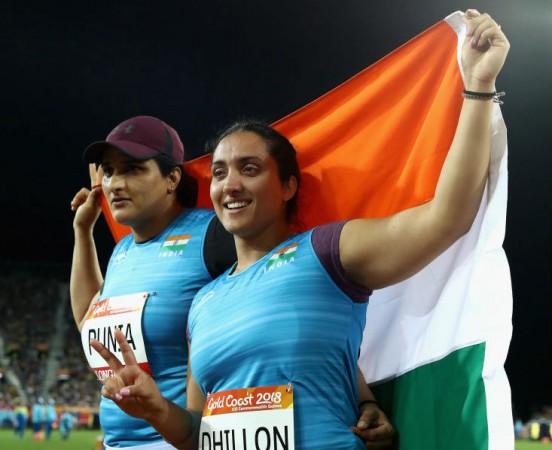 Seema Punia and Navjeet Dhillon won the silver and bronze medals in Women's Discus Throw in Gold Coast. Seema Punia and Navjeet Dhillon