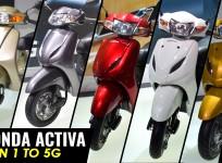 Honda Activa scooter generations