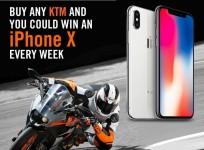KTM India offer to win iPhone X