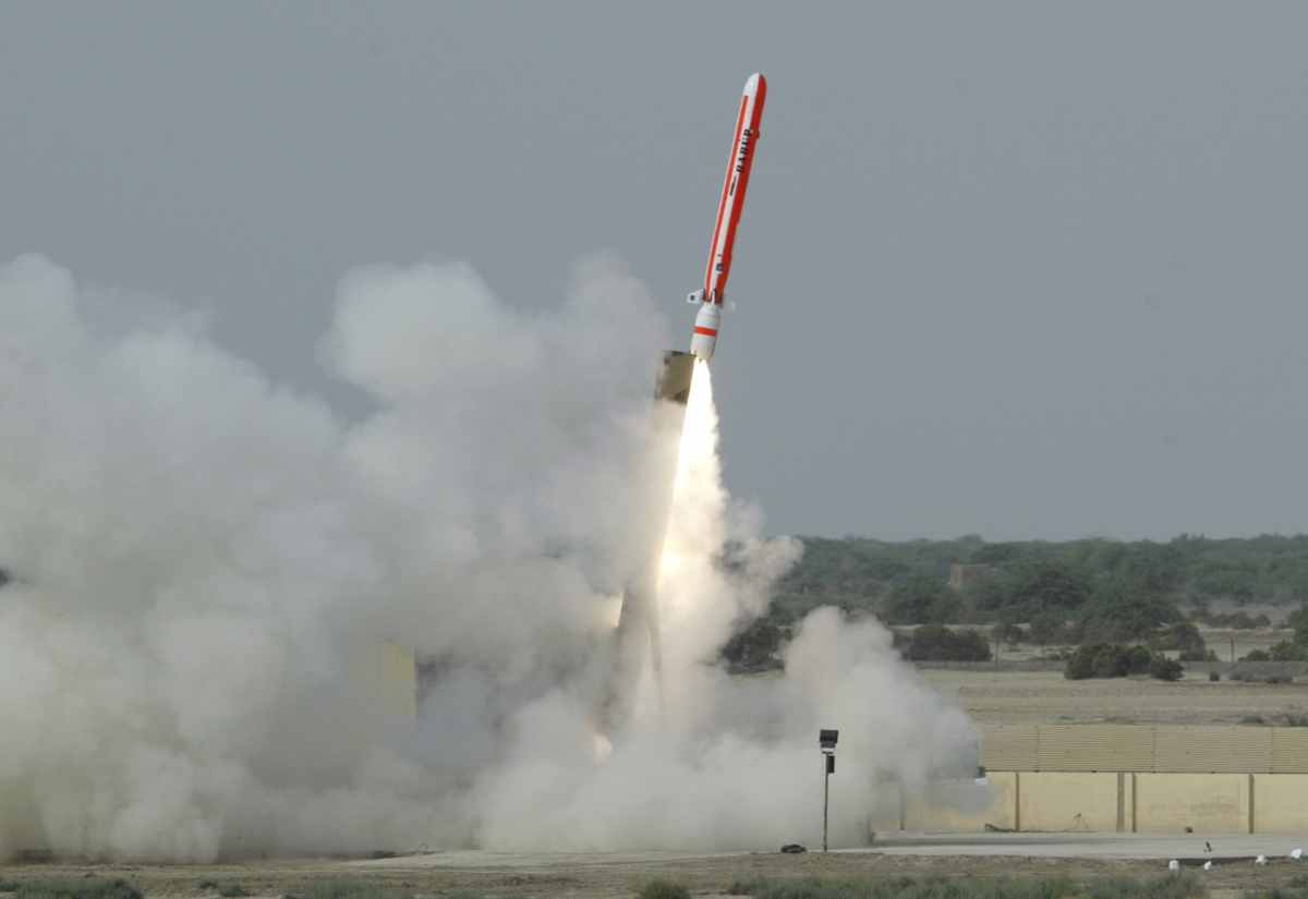 Pakistan missile test Babur cruise missile with 700 km range