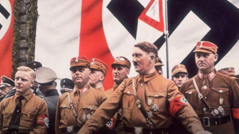 Neo-nazi group march in Georgia town to mark Hitlers birthday