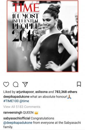 Deepika Padukone Instagram Deepika Padukone