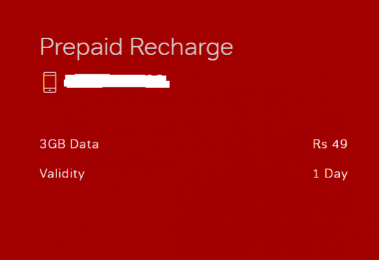 Airtel Rs 49 Prepaid Recharge Plan (screenshot) Airtel Rs 49 Prepaid Recharge Plan