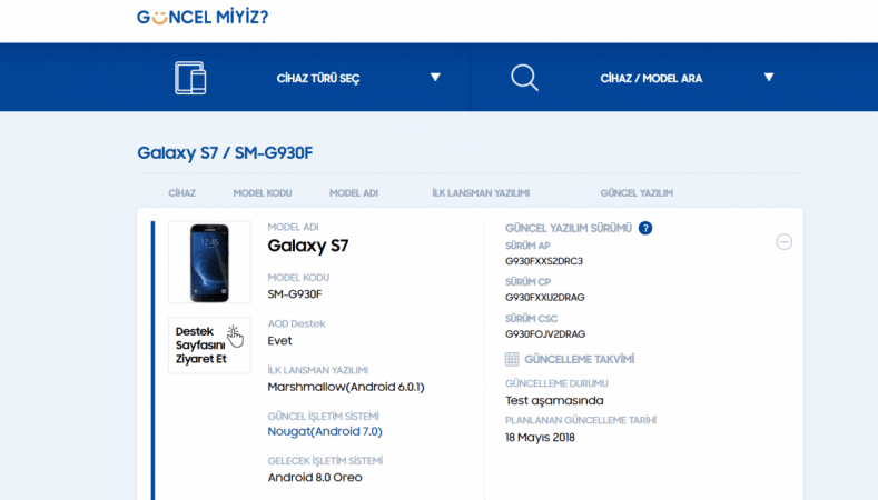 Samsung Galaxy S7 is slated to get Android Oreo in May 2018 Samusng, Galaxy S7, Android Oreo
