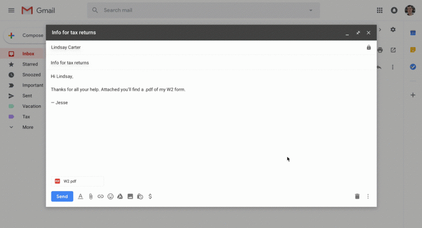 Gmail Confidential mode New Gmail