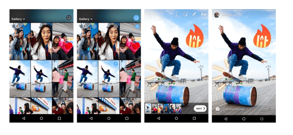 The new update brings new feature, which allows users to upload multiple photos and videos on Instagram Stories Instagram, Stories, photos, videos, multiple upload, feature