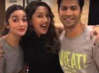 Madhuri Dixit Nene, Varun Dhawan, Alia Bhatt