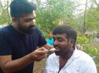 Simbu with Vijay Sethupathi