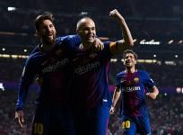 Lionel Messi and Andres Iniesta
