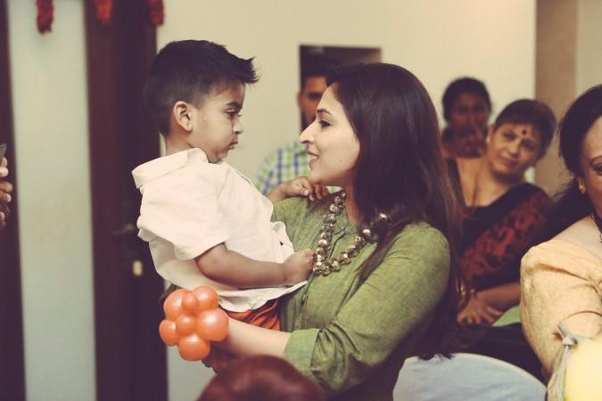Aishwarya Dhanush with Soundarya Rajinikanth's son Ved Krishna. Aishwarya Dhanush with Ved Krishna