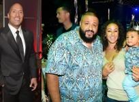 Dwayne Johnson reacts to DJ Khaled