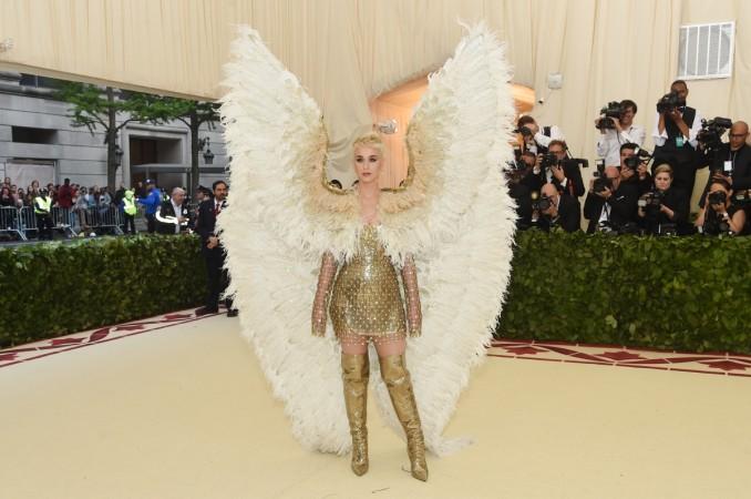 Katy Perry attends the Heavenly Bodies: Fashion & The Catholic Imagination Costume Institute Gala at The Metropolitan Museum of Art on May 7, 2018 in New York City. Katy Perry