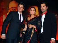 Shah Rukh Khan, Kajol and Karan Johar