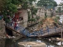 Bridge collapsed in Shantinagar, while MLA NA Harris was campaigning