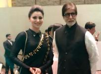 Urvashi Rautela and Amitabh Bachchan