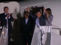 President Trump Welcomes Home Three Americans Held Captive In North Korea