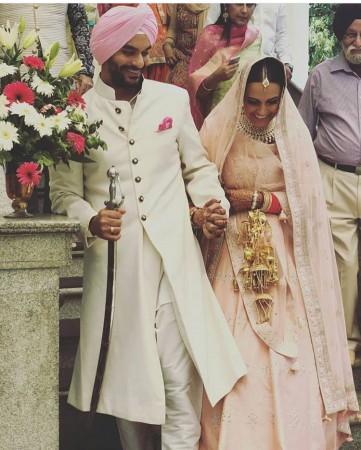Angad Bedi, Neha Dhupia Angad Bedi, Neha Dhupia