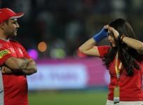 Virender Sehwag and Preity Zinta