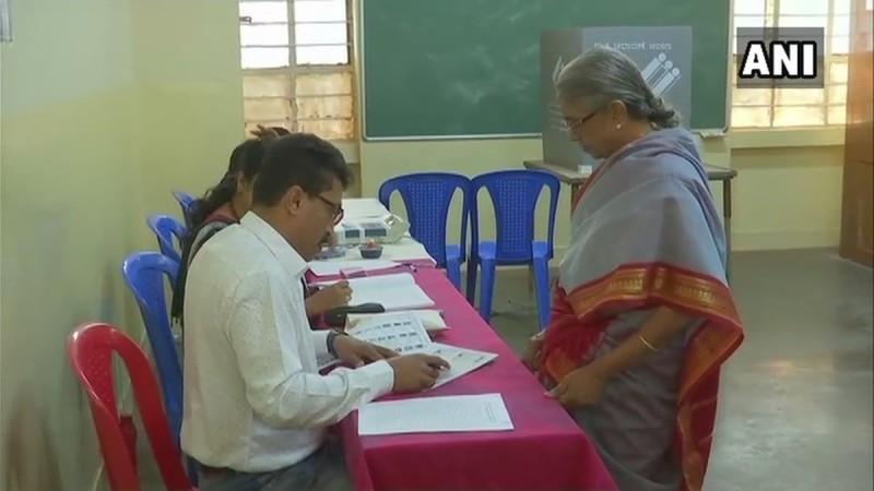 Voting in Bengaluru's BTM constituency. KARNATAKA ASSEMBLY ELECTIONS