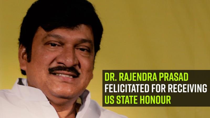 Dr. Rajendra Prasad felicitated for receiving US state honour