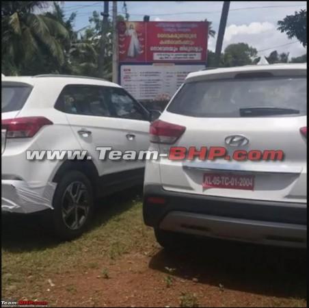 2018 Hyundai Creta at dealer stockyard 2018 Hyundai Creta