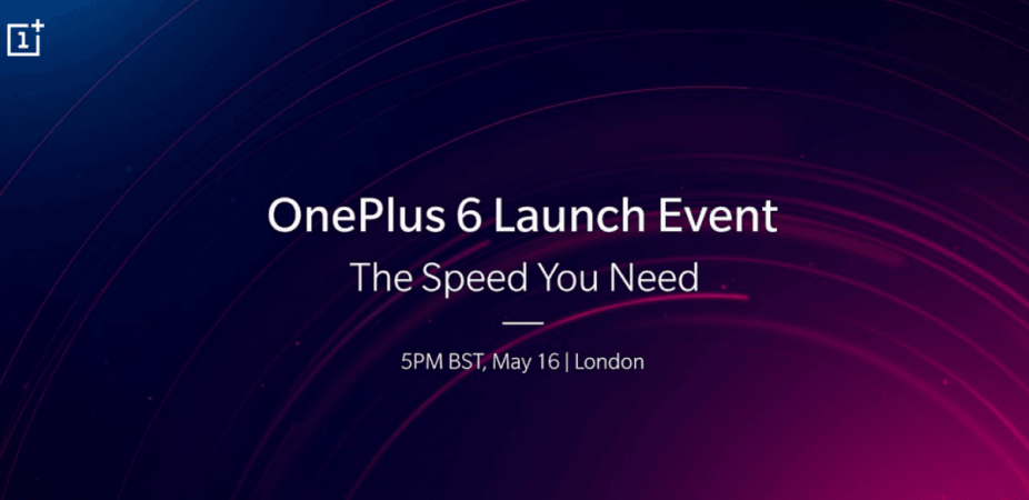 OnePlus 6 launch keynote speech is slated to go live at 12:00 pm BST, London on May 16. OnePlus, OnePlus 6, launch, live stream