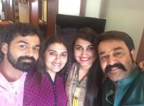 Mohanlal with his family