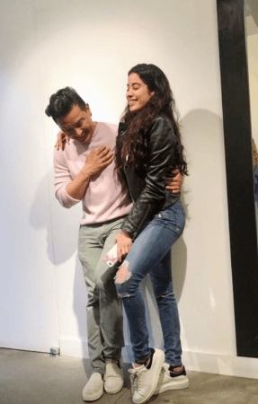 Janhvi Kapoor poses with Prabal Gurung Janhvi Kapoor