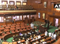 Preparation inside Vidhana Soudha