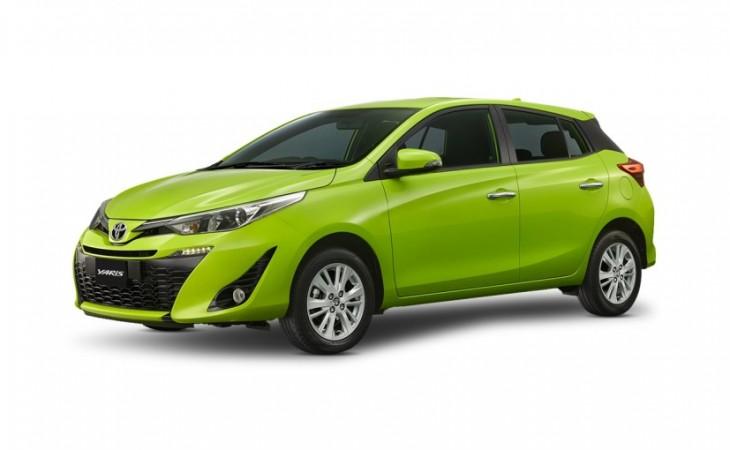 Toyota sells the Yaris in the hatchback version in global markets Toyota Yaris hatchback