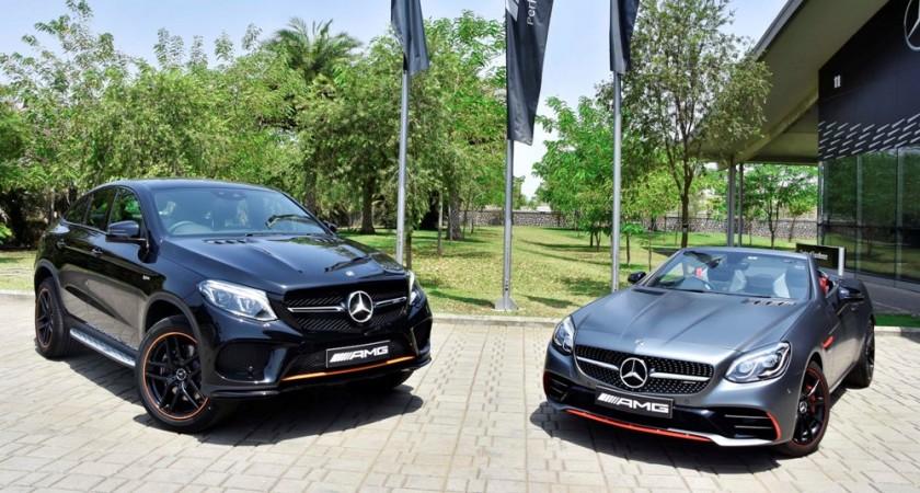 Mercedes Amg Gle 43 4matic Coupe Orangeart Slc 43 Redart Limited Editions Launched In India Ibtimes India